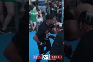 HOODFIGHTS - CRAZY BRAWL #shorts #shortvideo #short #boxing #hoodfights #cagefighting #cagefighter