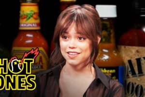 Jenna Ortega Doesn’t Flinch While Eating Spicy Wings | Hot Ones