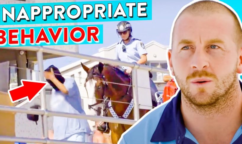 Man Behaves Dangerously In Front Of Children