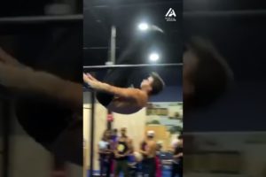Man Does Gymnastics Between Even Bars | People Are Awesome #gymnasticslife #shorts