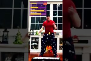 Man Plays Floor Piano With Tennis Balls | People Are Awesome #extremesports #shorts