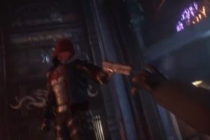 Red Hood Fights Black Masks Men