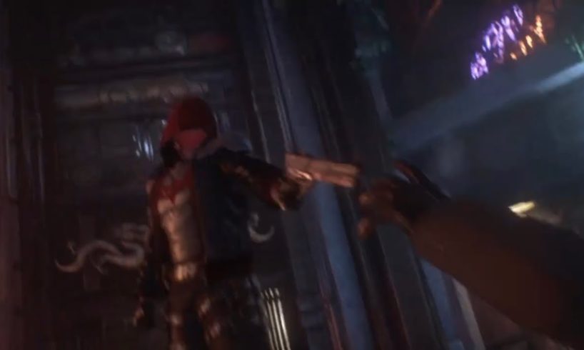 Red Hood Fights Black Masks Men