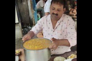 Sada Partha & Alu Soyabean #streetfood #shorts
