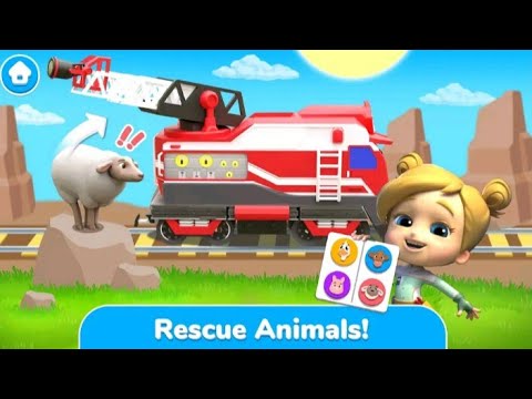 Super train 🚂 rescue bird's and animals || babybus recuse kids song | Rescue Animals! @ehsaasinfo2u