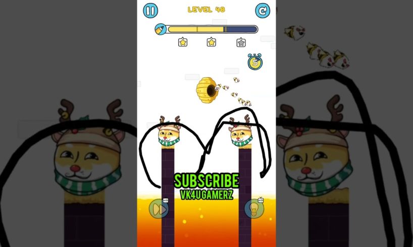Doge rescue gameplay ๐ #dogrescuedrawtosave #gaming #shorts