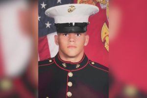 Fallen 18 year old Olathe Marine arrives to hero's homecoming