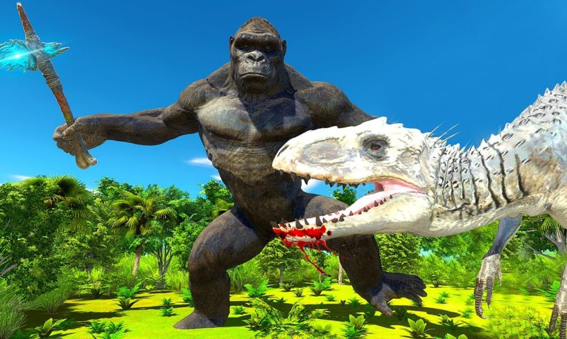 KING KONG vs Indominus Rex - Animal Revolt Battle Simulator