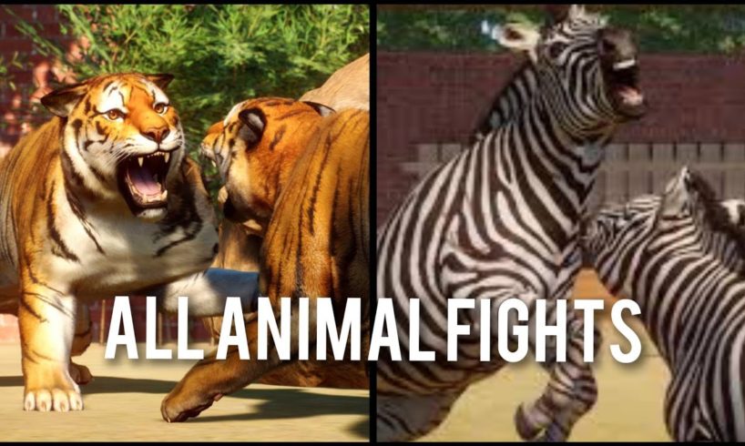 Planet Zoo (1.13) ALL ANIMAL FIGHTS