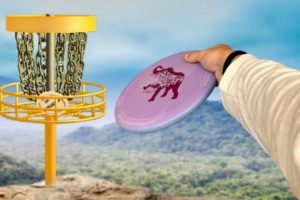Pro Disc Golfers try Virtual Reality Disc Golf