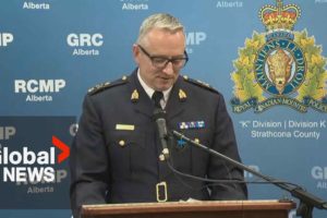 RCMP identify officer killed in traffic collision near Edmonton | FULL