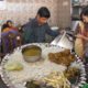 Rice Thali @ 30 rs Plate with Unlimited Veg Curry & Dal - Indian Street Food