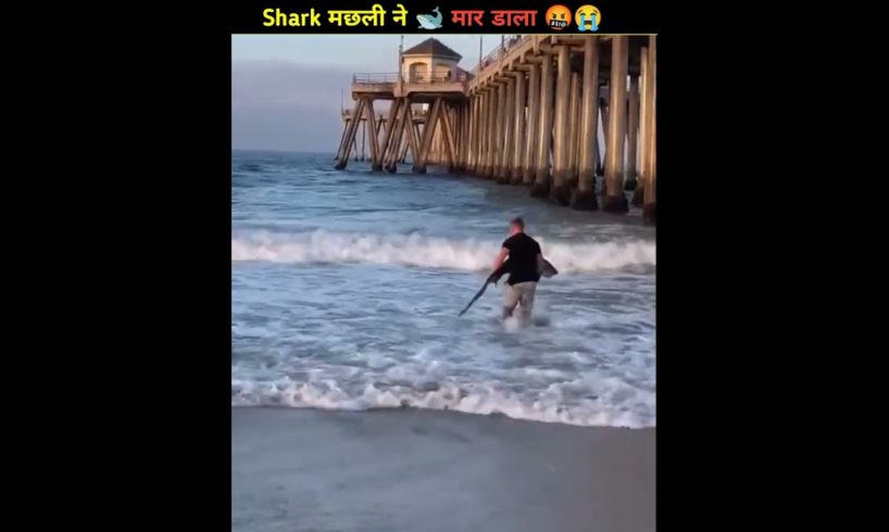 Shark मछली 🐋 मार डाला 🤬😭 |#shorts @MRINDIANHACKER @CrazyXYZ
