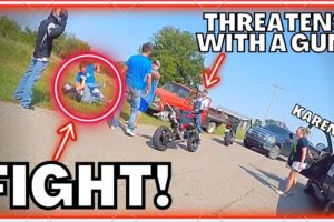 Street Fight, Chaotic scenes and TOTAL MESS on the road + guns [Must Watch] | ROAD RAGE 2023