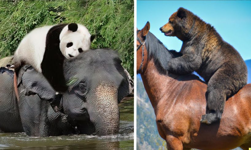 Strongest Friendships Between Wild Animals Caught On Camera