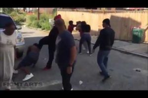 The best street fights (Taking down the big guy in one punch +18)