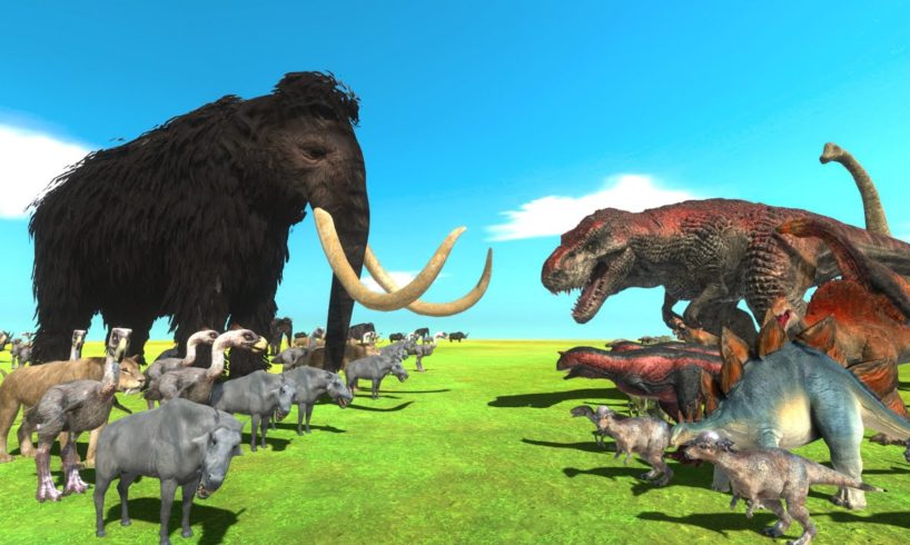 Big Update - Mammoth Destroy ALL Dinosaurs | Animal Revolt Battle Simulator