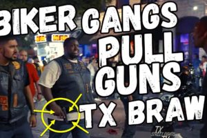 Biker Gangs Pull Guns in Austin, Texas Street Brawl