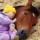 Cute Baby and Horse 🦄🦄🦄 Funny Baby and Animals Compilation