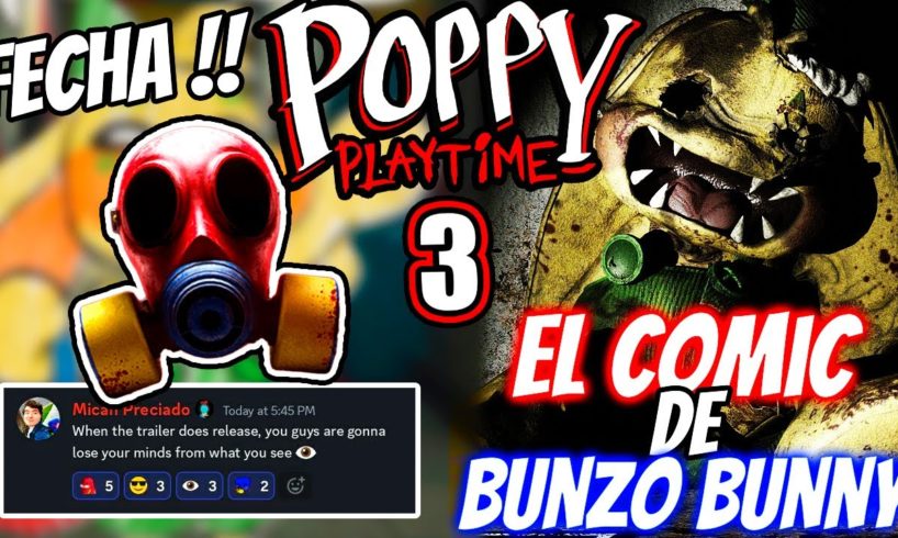 Fecha de Poppy Playtime Chapter 3 | Todo el Comic de Bunzo y su Muerte | Playtime News