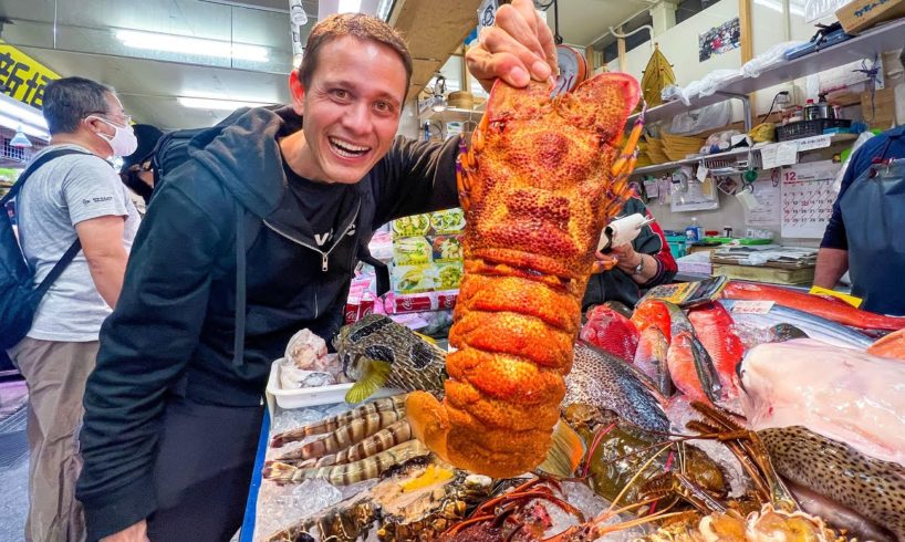 Huge $300 Slipper Lobster - EXOTIC SEAFOOD Wonderland in Okinawa!