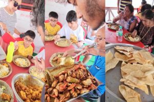 Lunch in the Vessel | Rice | Crab | Pabda Fish ( Unlimited )