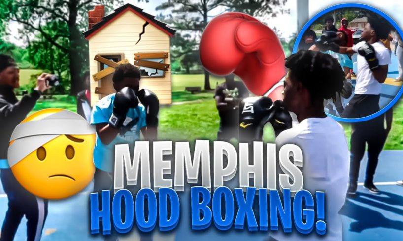 MEMPHIS HOOD BOXING MATCH🥊| GLOVES UP GUNS DOWN💪🏾