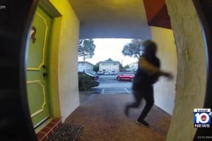 Man caught on camera forcing way into woman's home in Sunrise