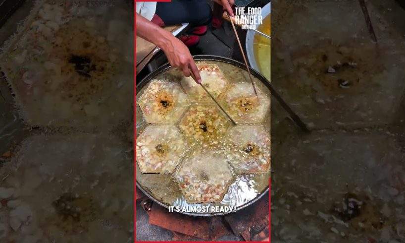 Most unique giant hexagon pancake, this is insane