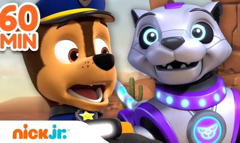 PAW Patrol Mega Robot Rescues! w/ Chase, Skye & Robo-Dog | 1 Hour Compilation | Nick Jr.