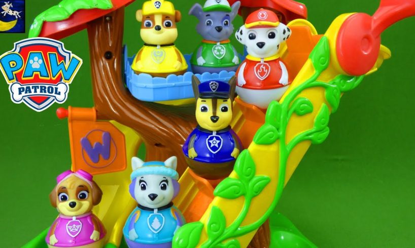 Paw Patrol Weebles Treehouse Playset Everest Animal Rescue Episode Funny Toy Story Videos for Kids
