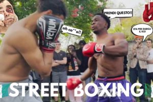 STREET BOXING ITALIA🇮🇹 CHI VINCE PRENDE TUTTO(2000£)💰💵*gli ha dato un ko tecnico*