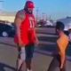STREET FIGHTS and HOOD FIGHTS - Angry man punched biker into Face !