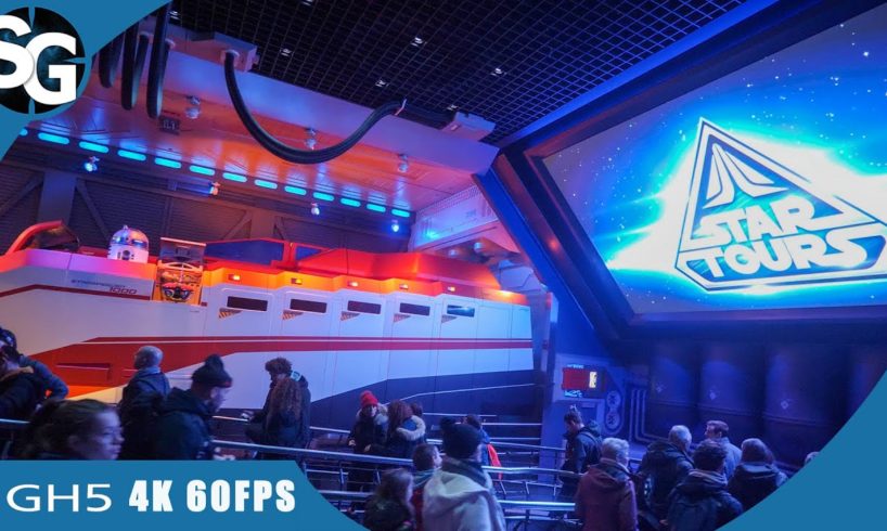 Star Tours Queue (& Ride Audio Only) | 2 Flights Due to Technical Difficulty | Disneyland Paris 2023
