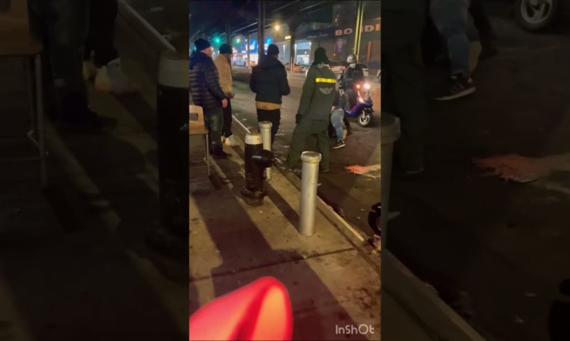 Street fight in the hood nyc must watch video #Funny #myleg #fights