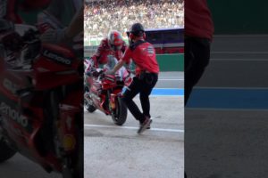 The Ducati Lenovo Team practiced at the 23" French GP!🔥| 2023 #FrenchGP #shorts