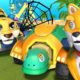 Tiger police car rescue HYPNOTIZED cars | Rescue episode | AnimaCars  | Trucks Videos for Children