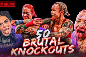 Top 50 Most Brutal Women's Knockouts | MMA, Kickboxing, Boxing