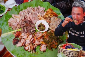 Village Food in Vietnam!! 🇻🇳 Unique WHOLE DUCK + Vietnamese Barbecue in Ha Giang!!