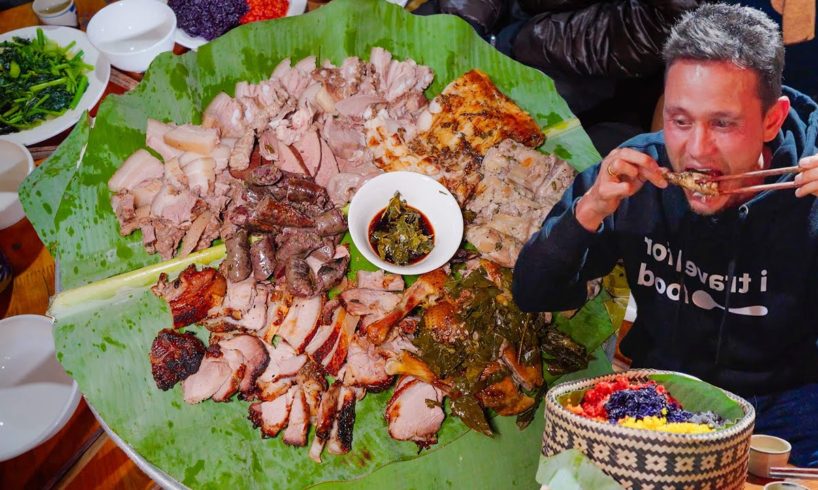 Village Food in Vietnam!! 🇻🇳 Unique WHOLE DUCK + Vietnamese Barbecue in Ha Giang!!