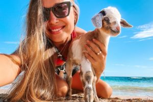 WE RESCUED A BABY GOAT AND MADE HIM OUR PET