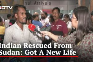 "Got A New Life": Indian Rescued From Sudan Explains The Horror