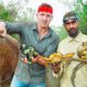 Aboriginal Catch and Cook in West Australia!! Raw Sting Ray Liver!!