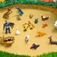 Beautiful Farm Animals Wild Animals Stuck in the Sandbox | Cobra Snake White Tiger Hulk Thor Cow