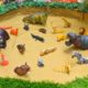 Big Mouth Hippopotamus Black Bear Brachiosaurus Jungle Animals Zoo Animals Stuck in Mud