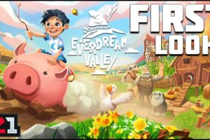 FARM RESCUE ! Cleaning Up A Farm And Bring Back The ANIMALS ! Everydream Valley First Look