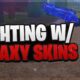 Fighting TRYHARDS with GALAXY SKINS In Da Hood..