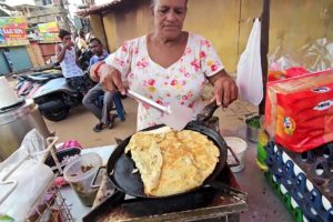 GOAN Hardworking Aunty Preparing Bread Omelette | High Price 80 Rs/ | Goa Street Food