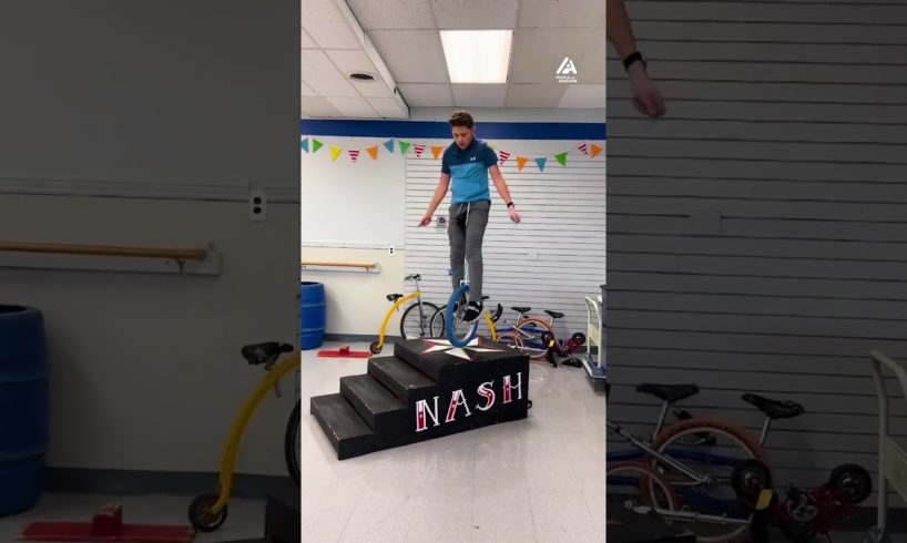 Guy Climbs Podium on Unicycle & Jump Ropes | People Are Awesome