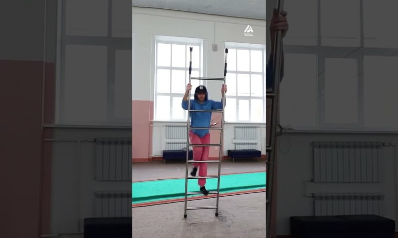 Guy Does Incredible Ladder Tricks | People Are Awesome #shorts